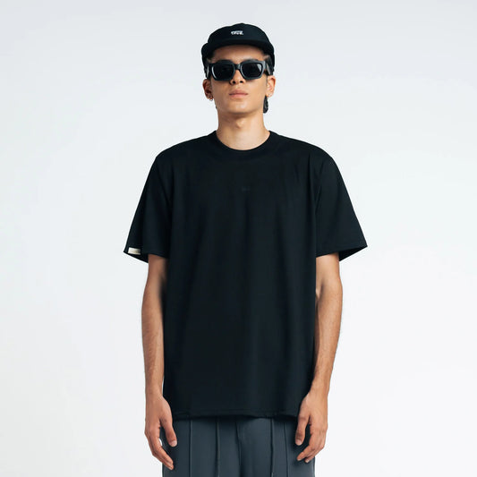 True Camiseta Clásica Logo Negro - Negra