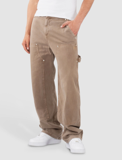 Monoic Pantalón Carpintero - Café Desgastado pants