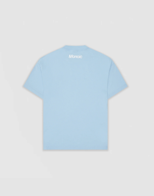 Monoic Camiseta Logo Azul Claro