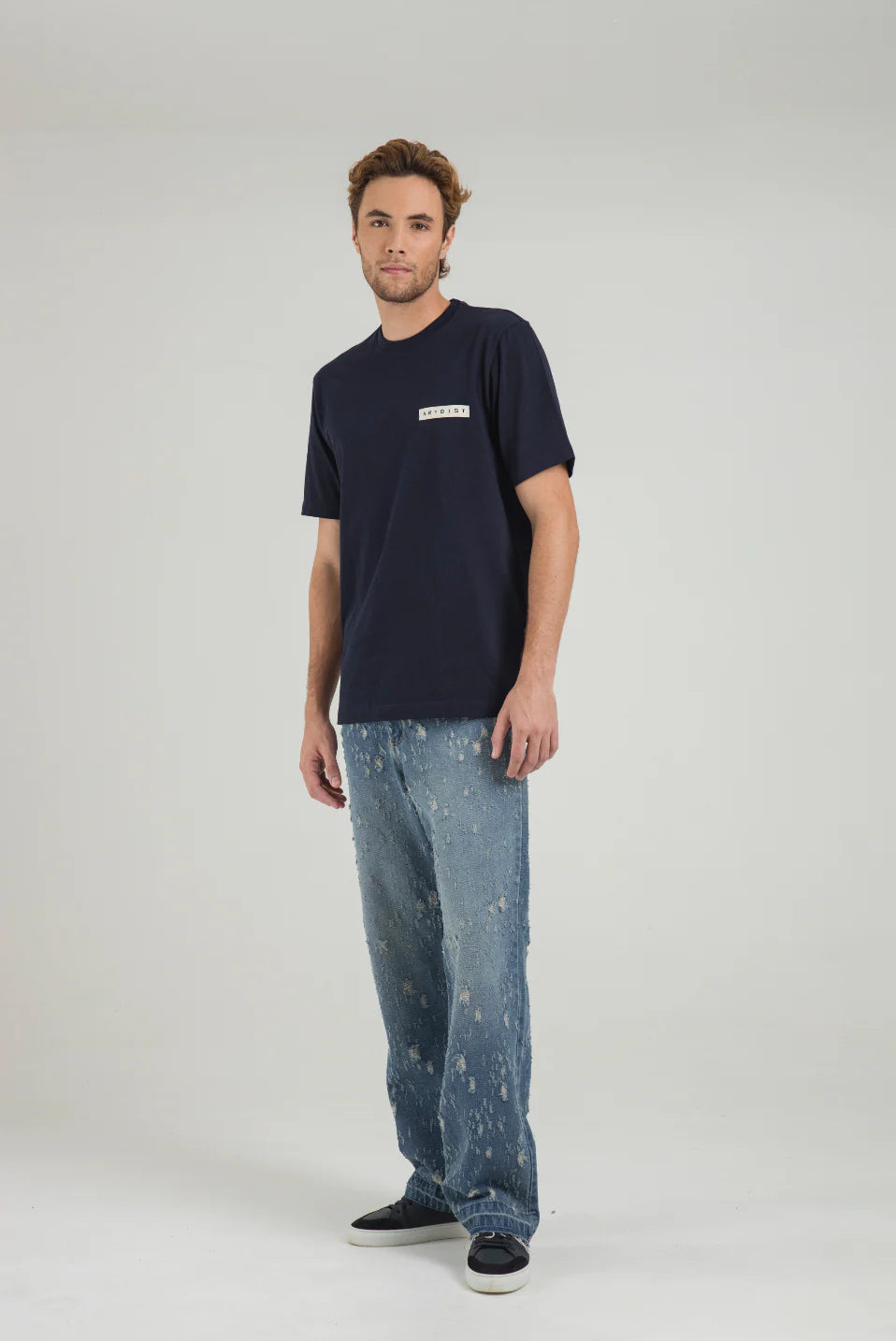 Artdist Raw Navy Regular Fit T-Shirt