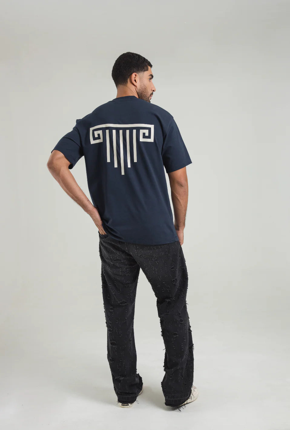 Artdist Portico Navy Oversize T-Shirt