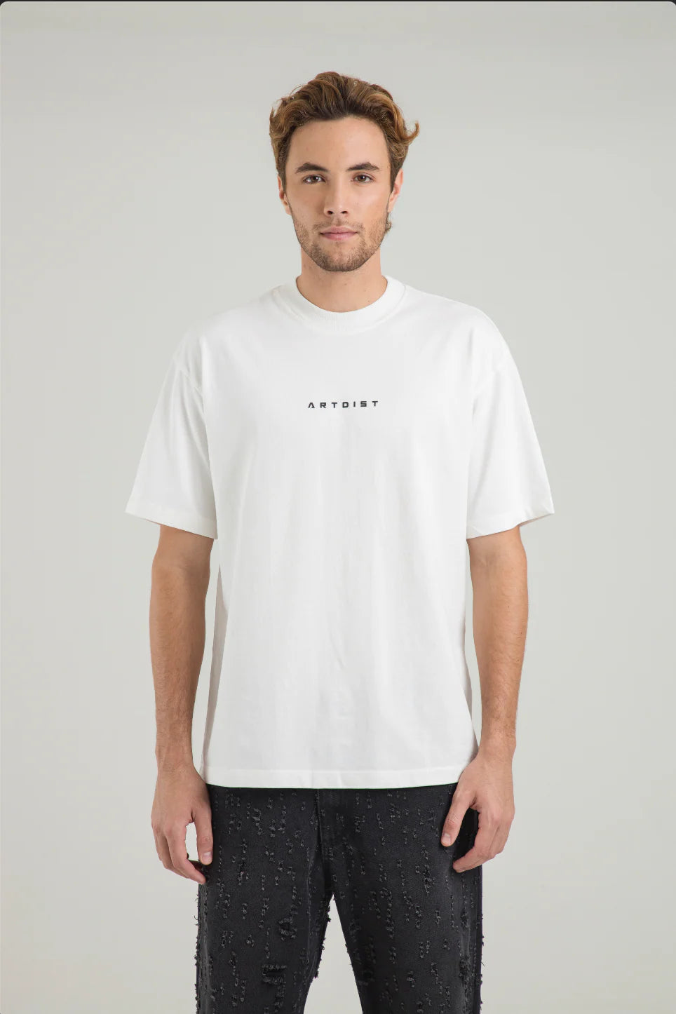 Artdist Portico Ivory Oversize Fit T-Shirt