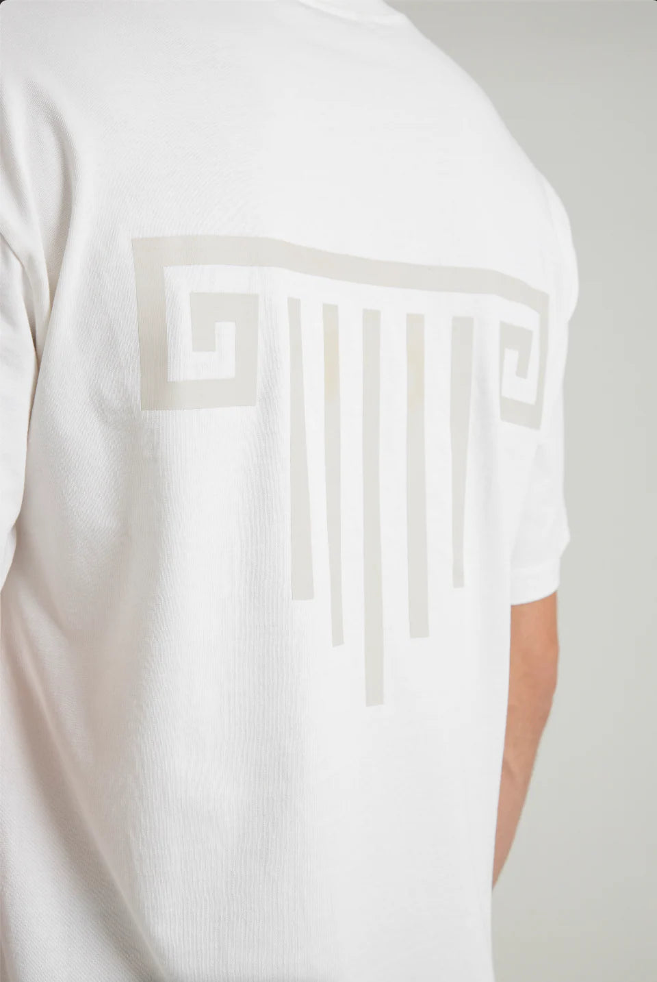 Artdist Portico Ivory Oversize Fit T-Shirt