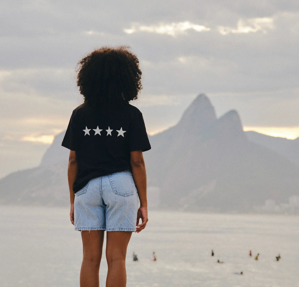 Palms Capra Stars Black T-Shirt