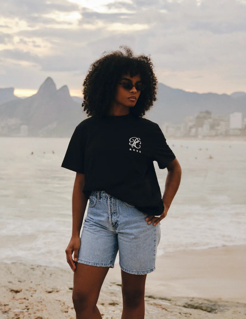 Palms Capra Stars Black T-Shirt