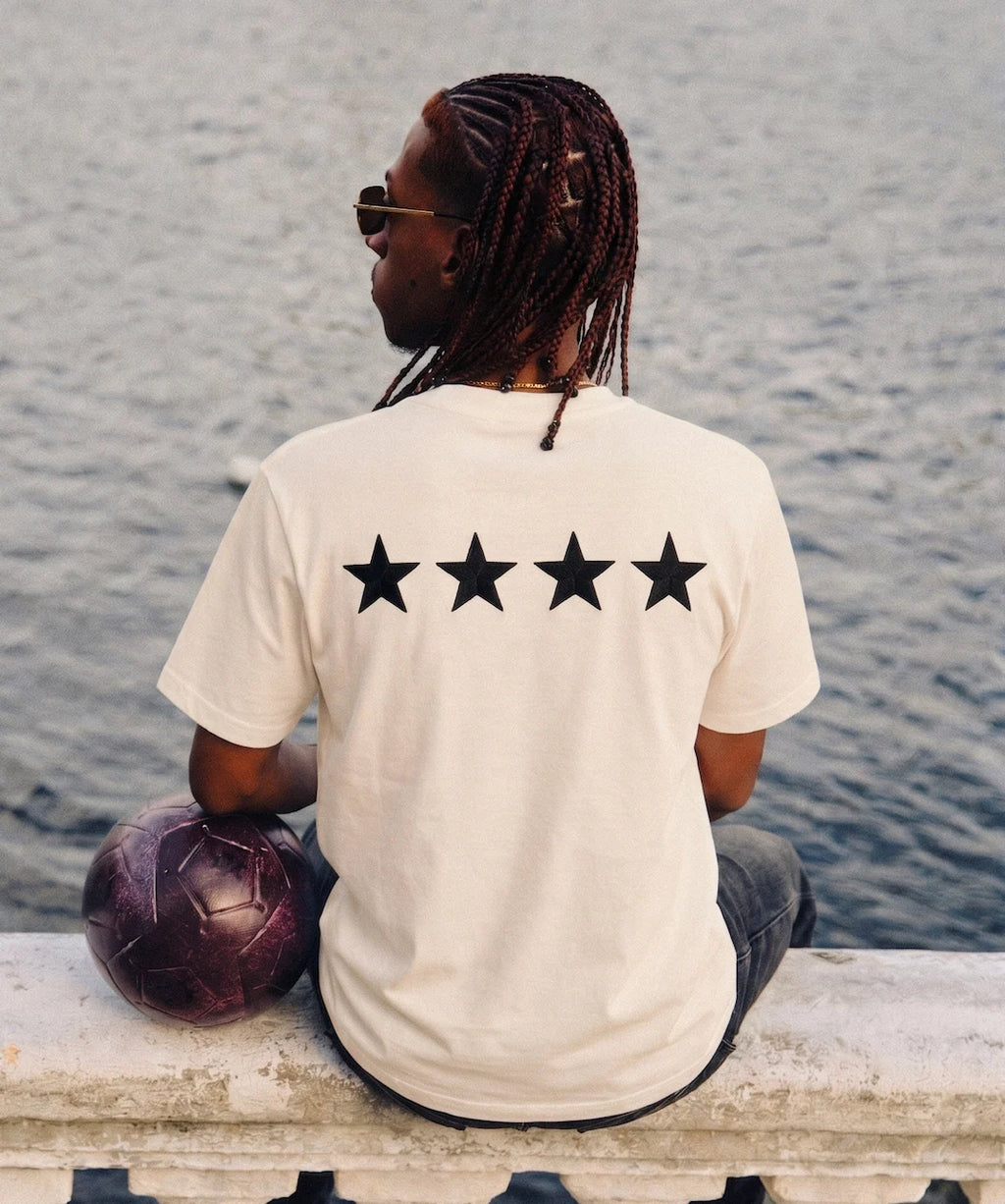 Palms Capra Stars Ivory T-Shirt