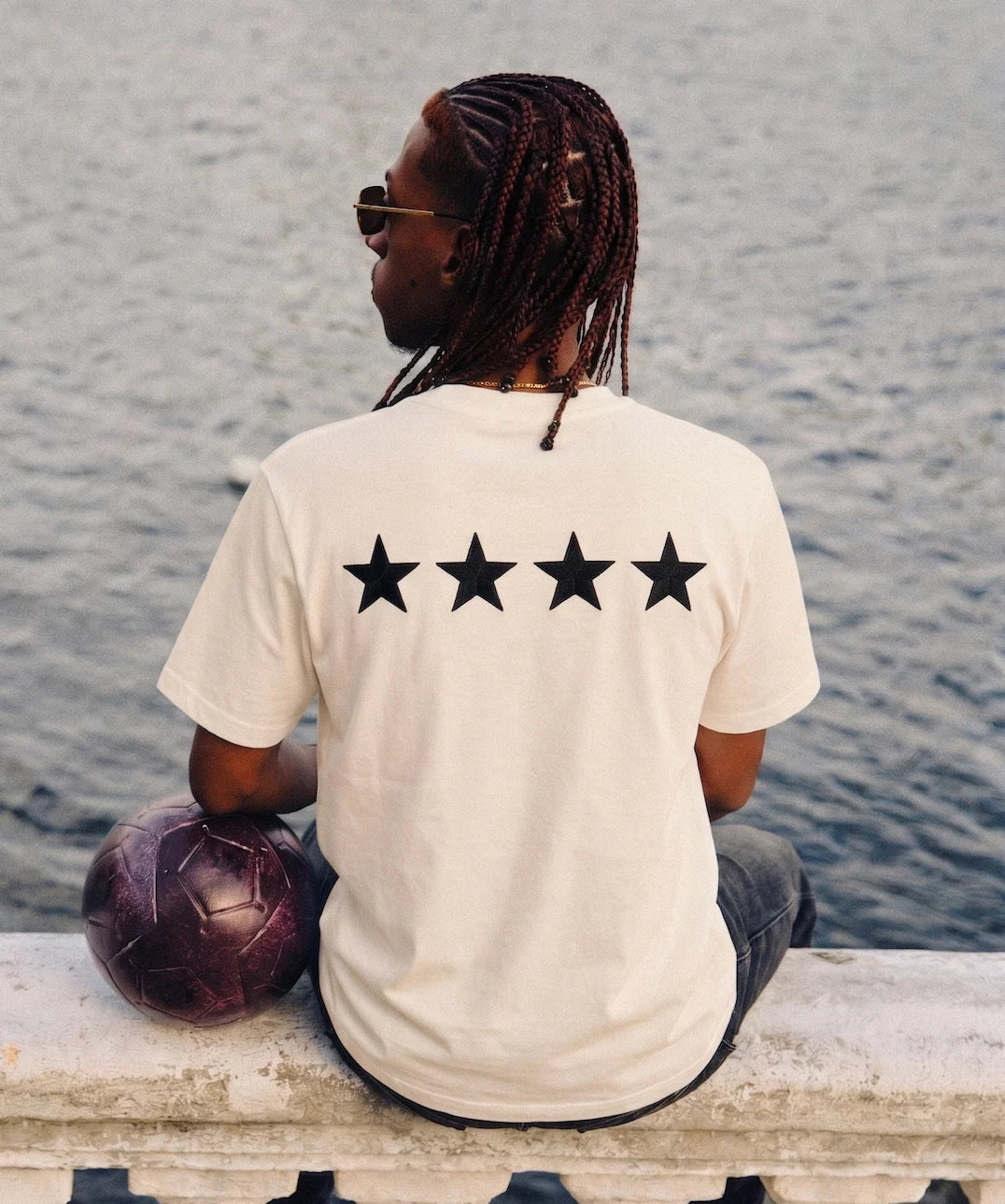 Palms Capra Stars Ivory T-Shirt