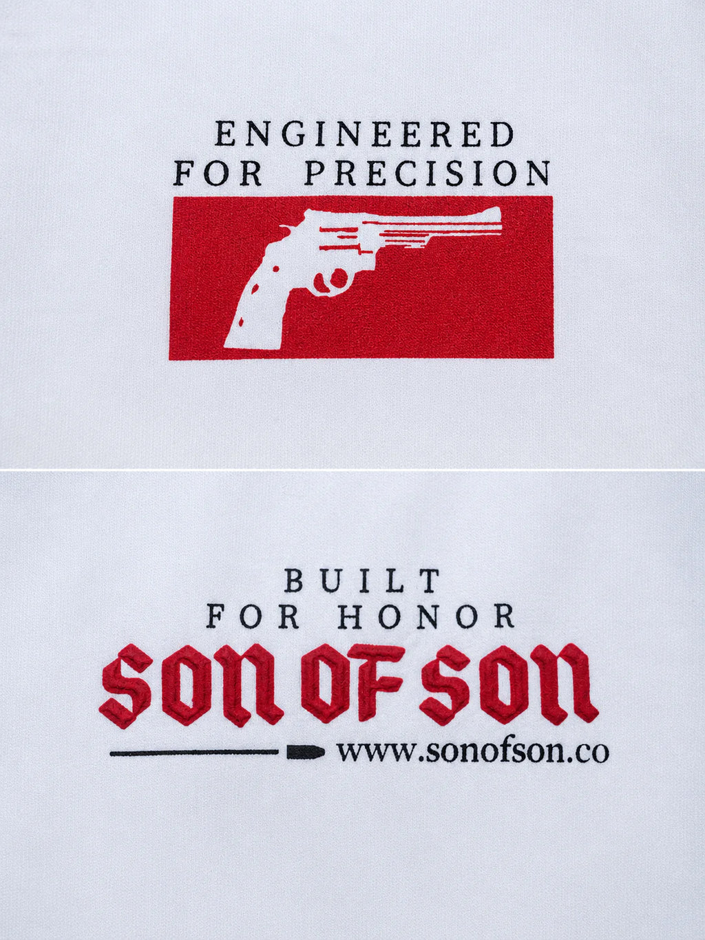 Son of son Field Notes Oversized T-Shirt — White OT-121