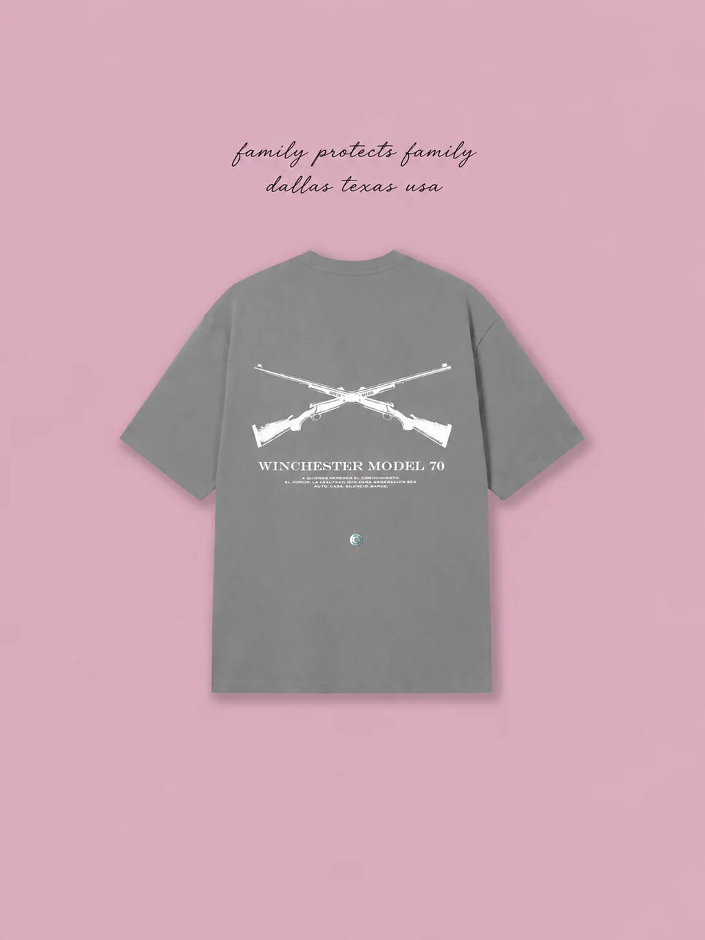 Son of son Model 70 Oversized T-Shirt — Grey OT-124
