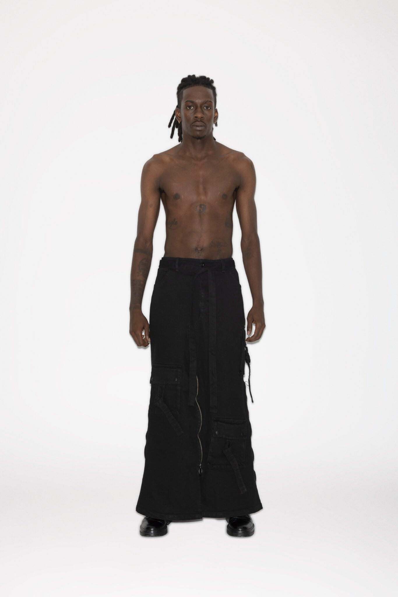 Do Over Lab coal maxi skirt