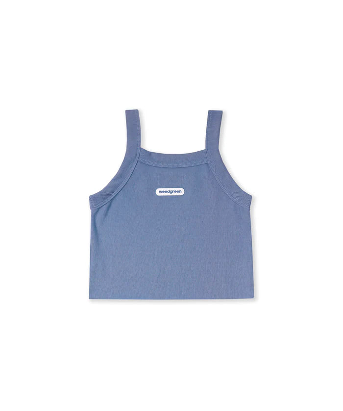 Weedgreen top comfy azul