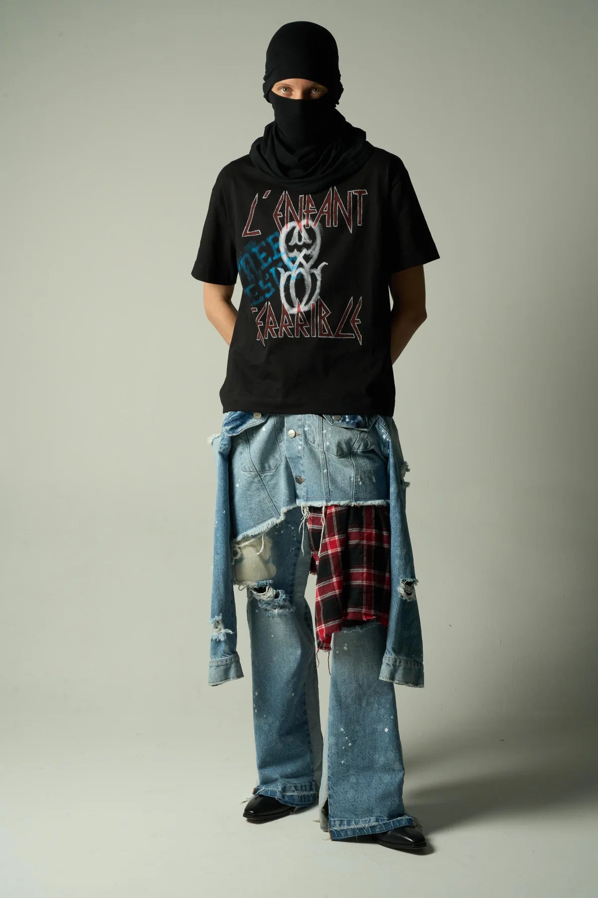 Sinners l'enfant monogram black t-shirt