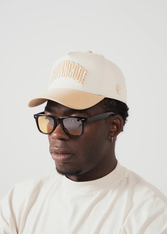 Crowncode gorra rodeo - crema y beige cap