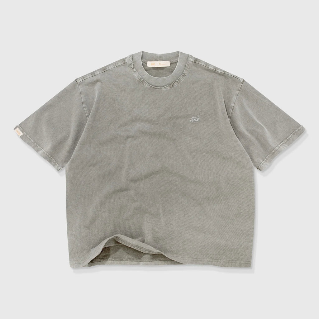 True Core Boxy Tee - Light Gray