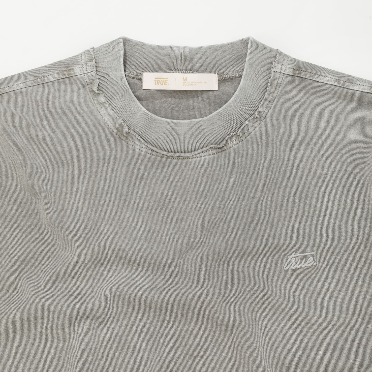 True Core Boxy Tee - Light Gray