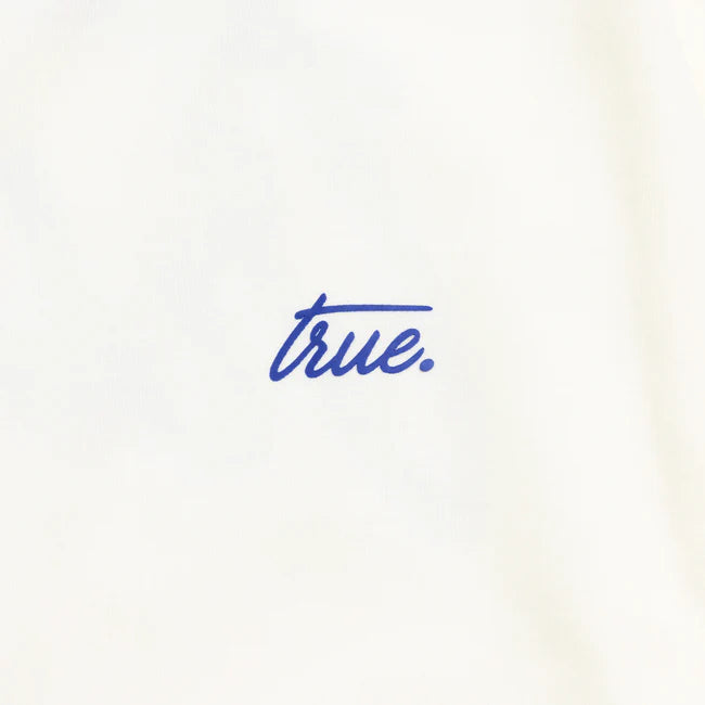 True Cursive Logo T-Shirt - Cream
