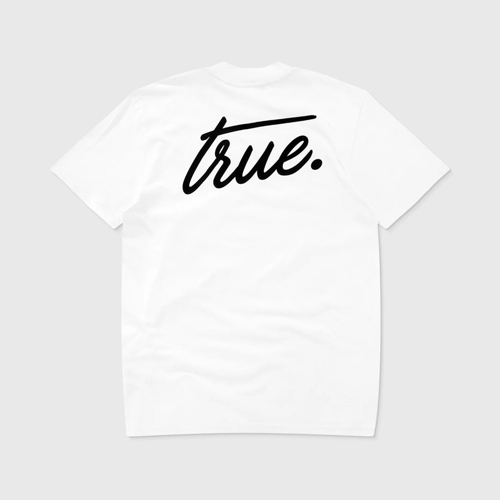 True cursive logo t-shirt - white