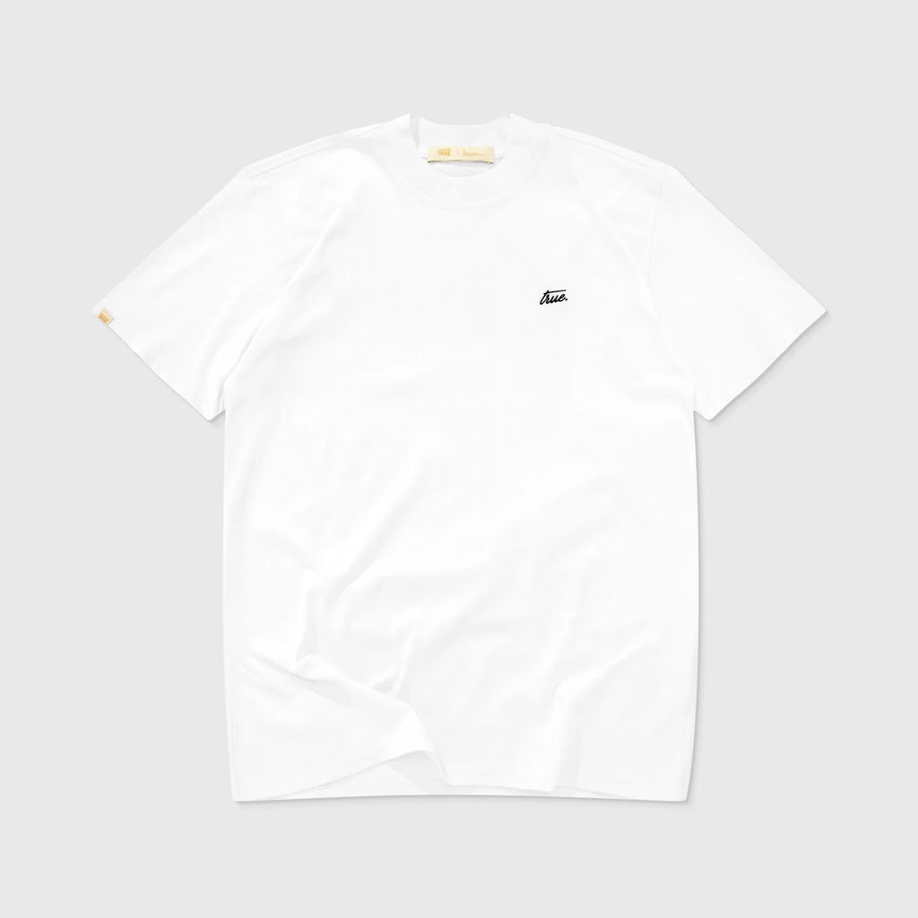 True cursive logo t-shirt - white