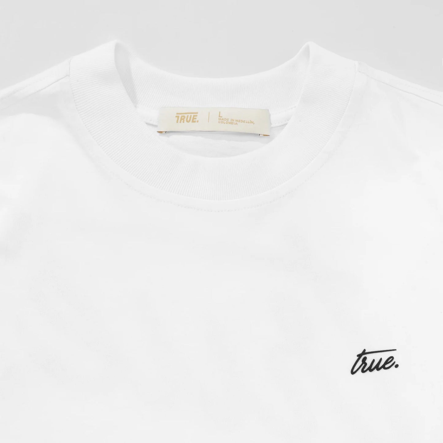 True Cursive Logo T-Shirt - White