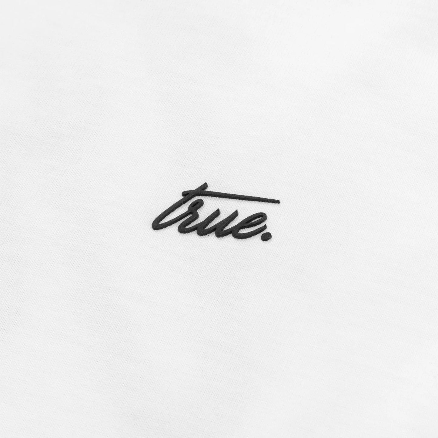 True Cursive Logo T-Shirt - White