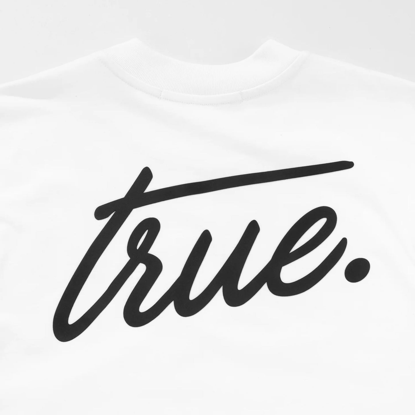 True Cursive Logo T-Shirt - White