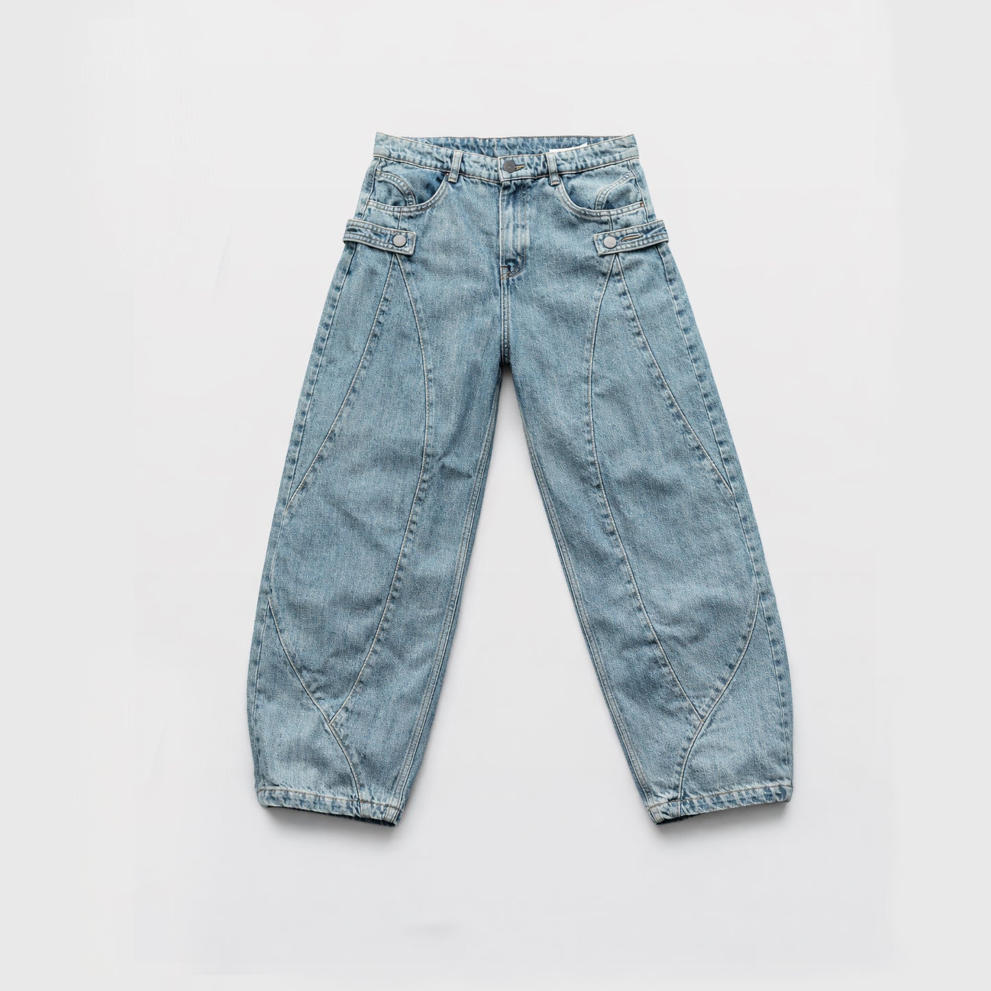 Hooded Baggy Hooded Jean 1/ 3 HTH008