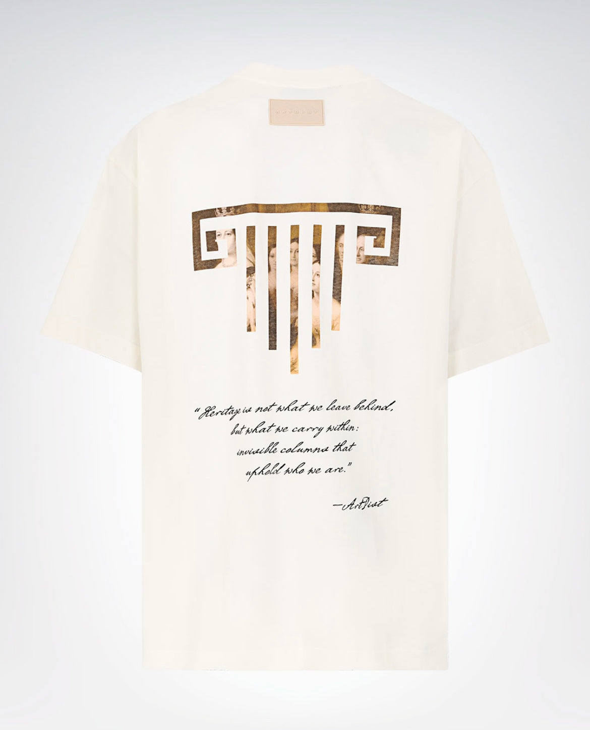 Artdist verse ivory t-shirt