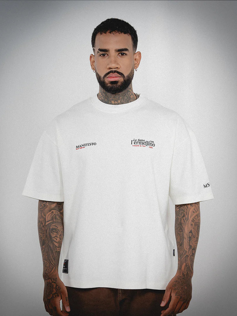 Manifesto Camiseta Oversize Dama Ivory