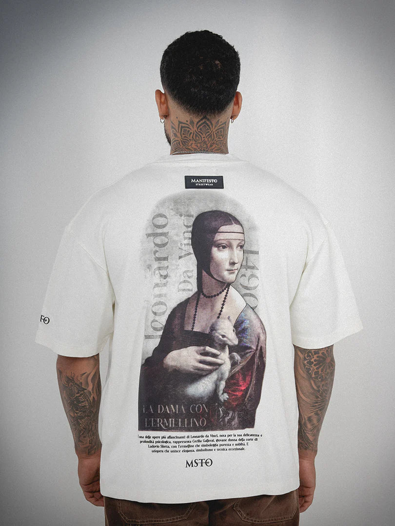 Manifesto Camiseta Oversize Dama Ivory