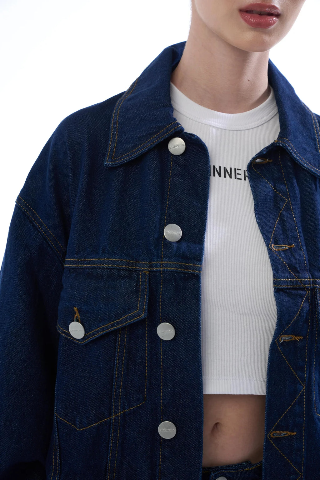 Sinners raw denim jacket
