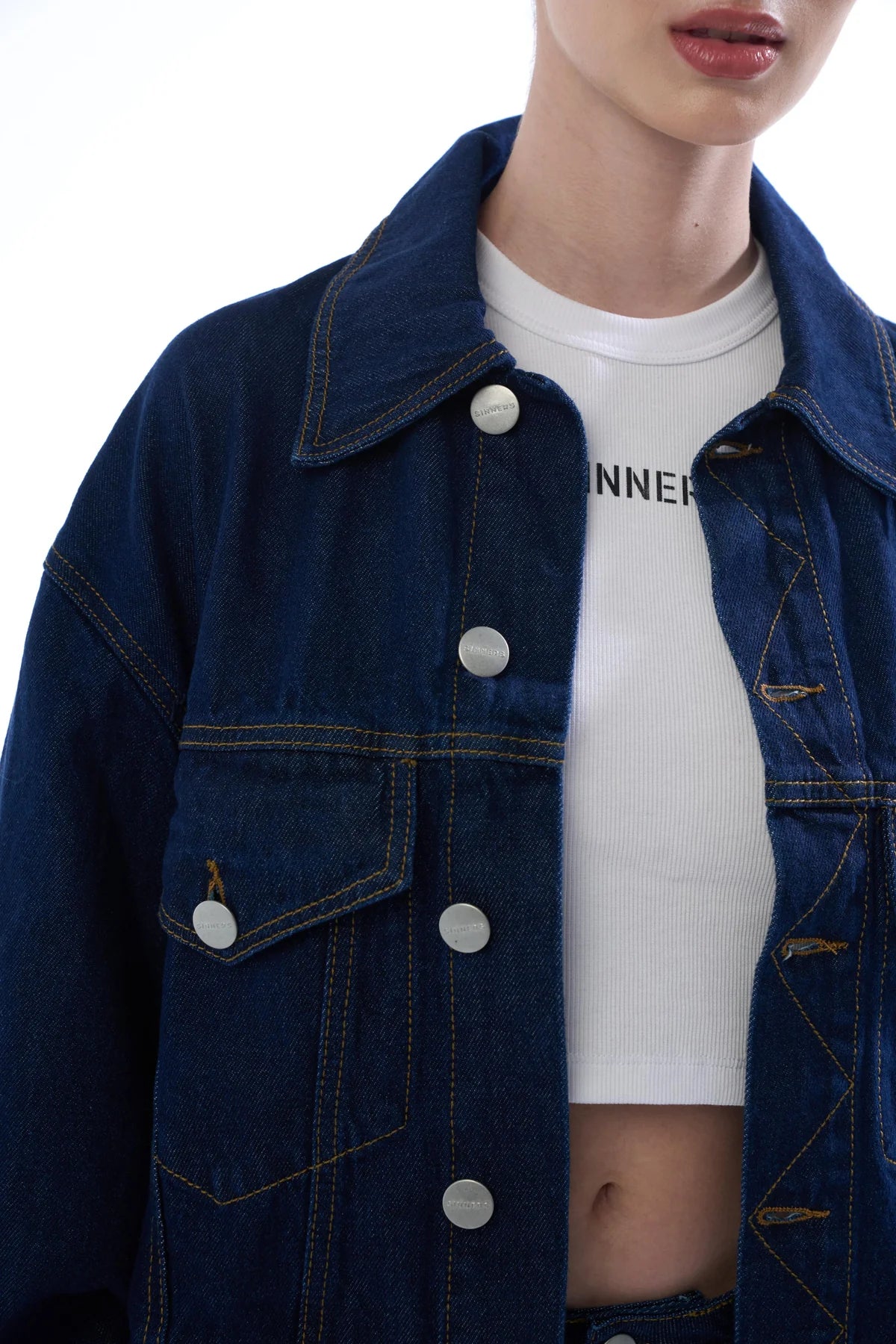 Sinners raw denim jacket