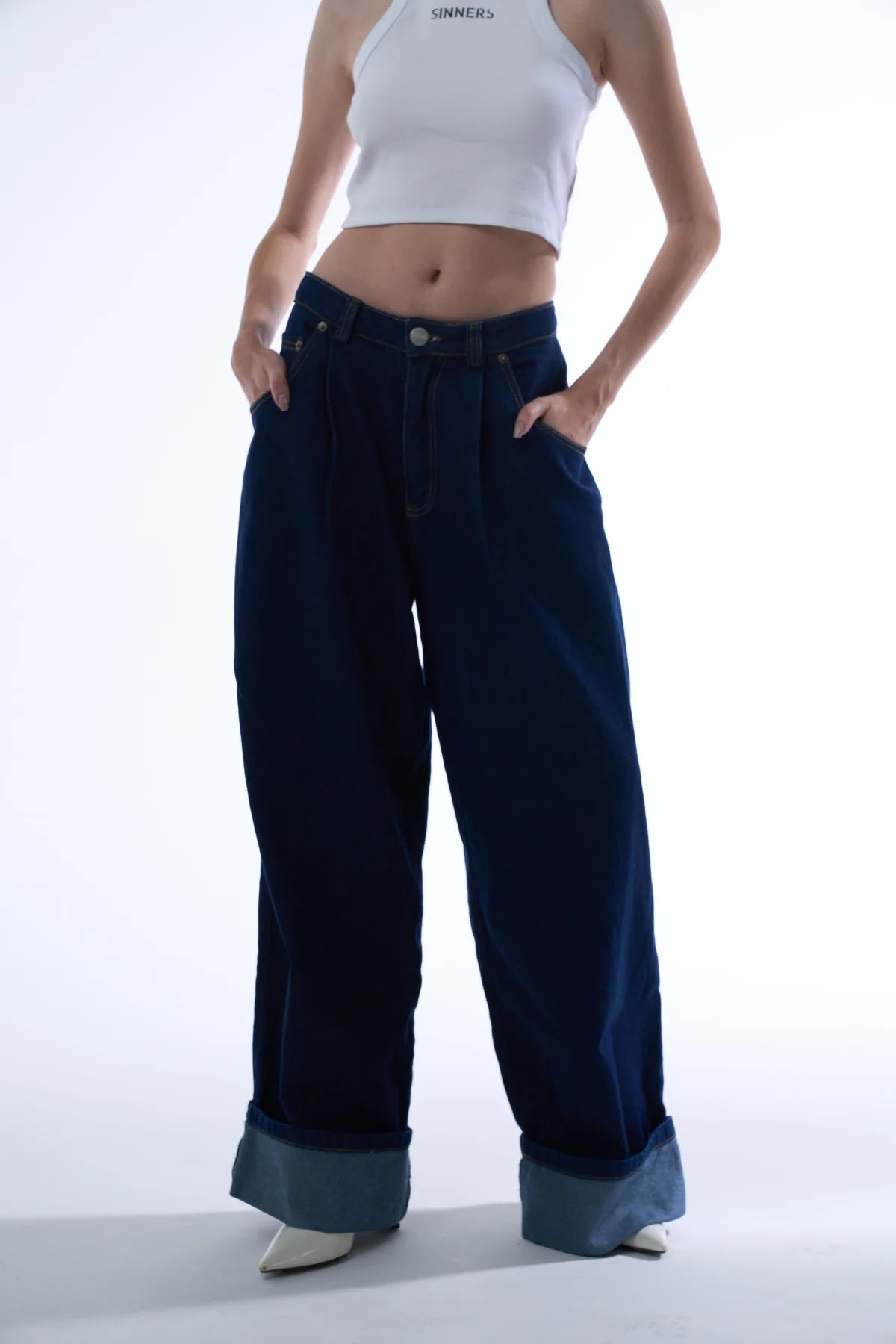 Sinners raw denim pants