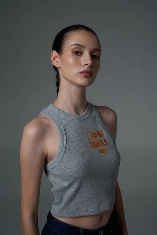 Sinners l'enfant gray women tank top