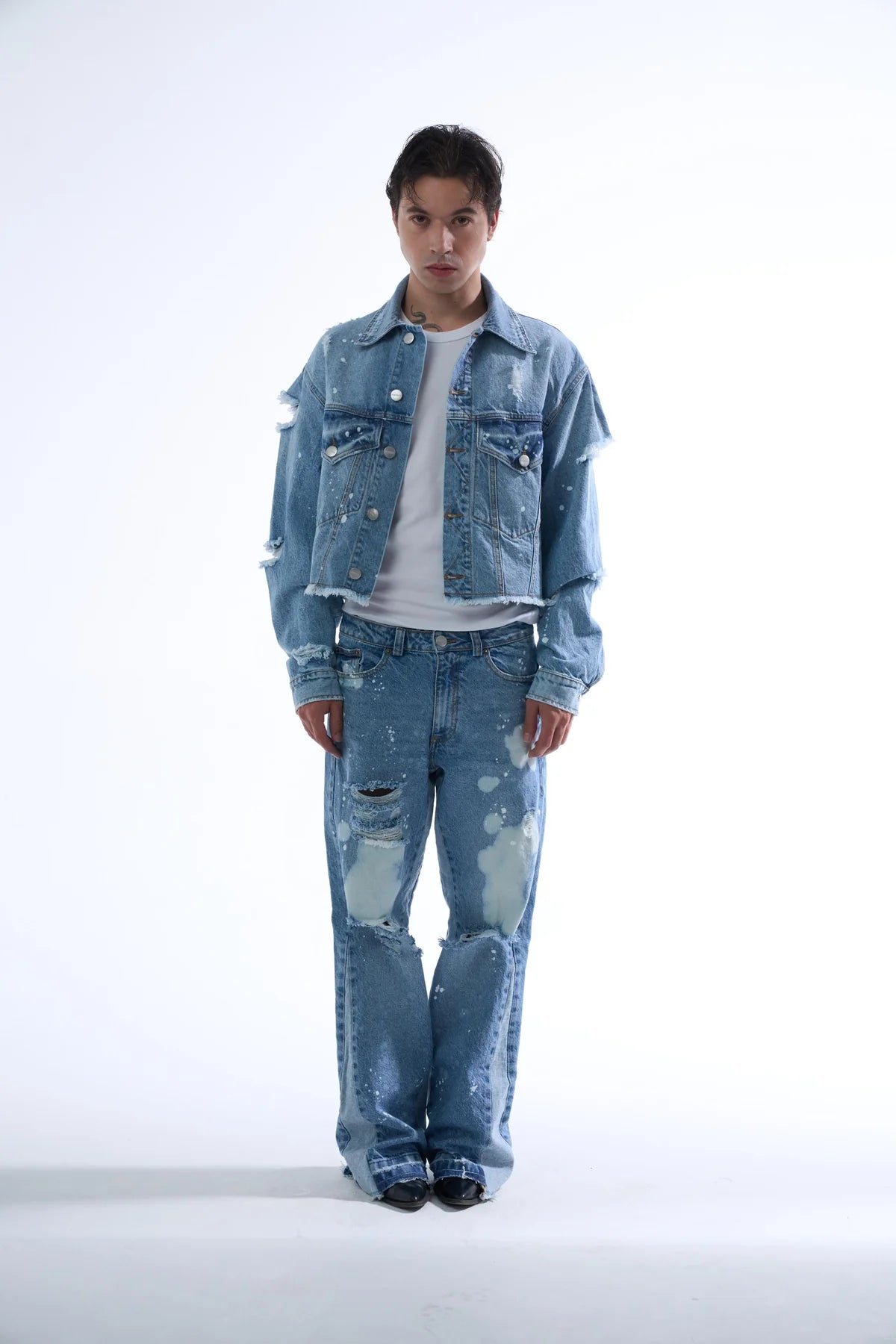 Sinners ice flared jeans