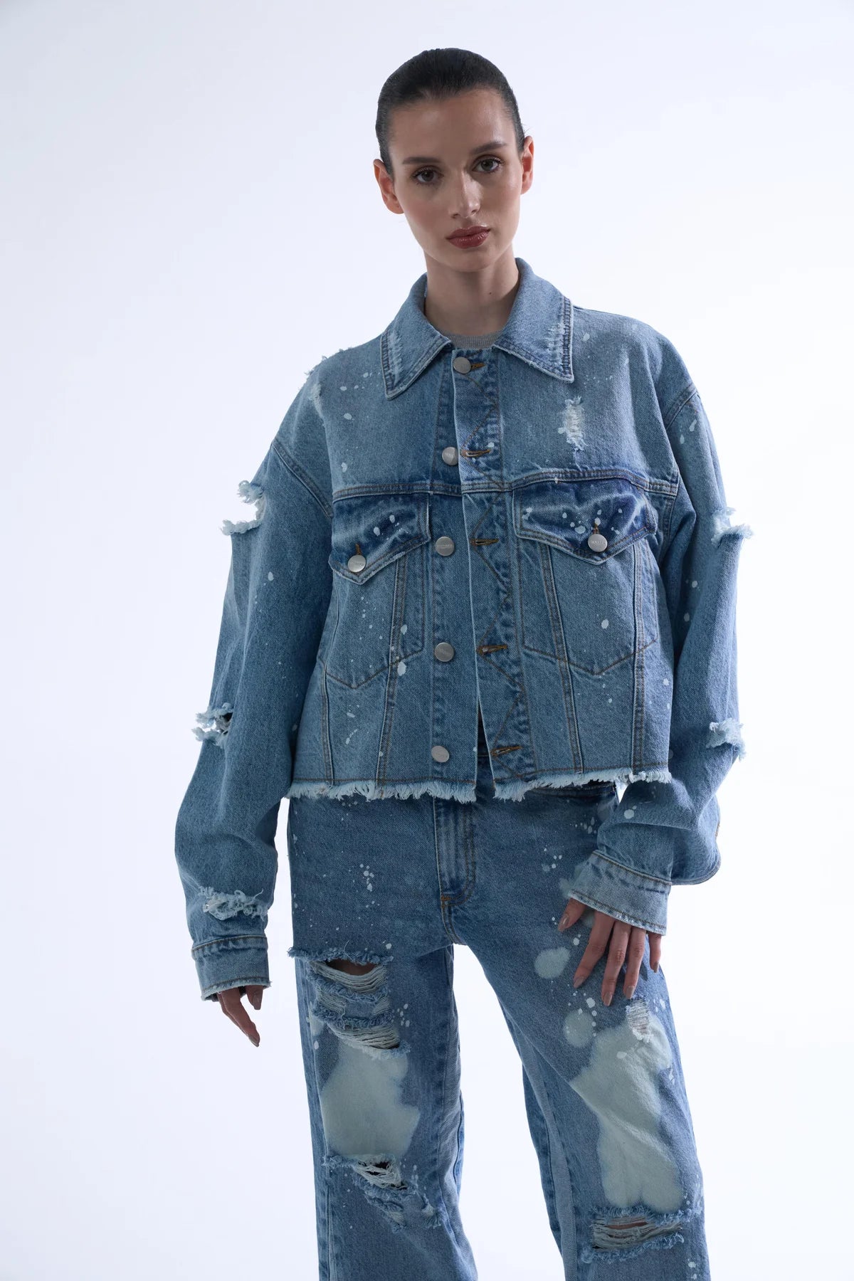Sinners ice flared jeans