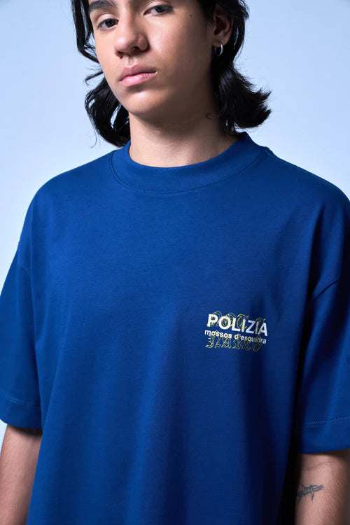 Sinners polizia blue t-shirt