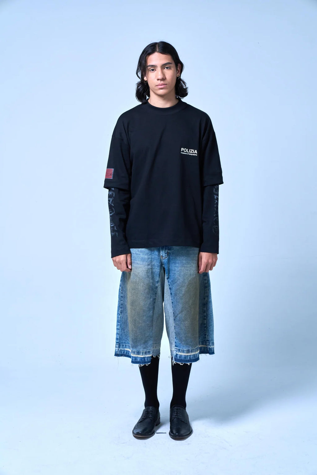 Sinners Polizia Black Double Sleeve
