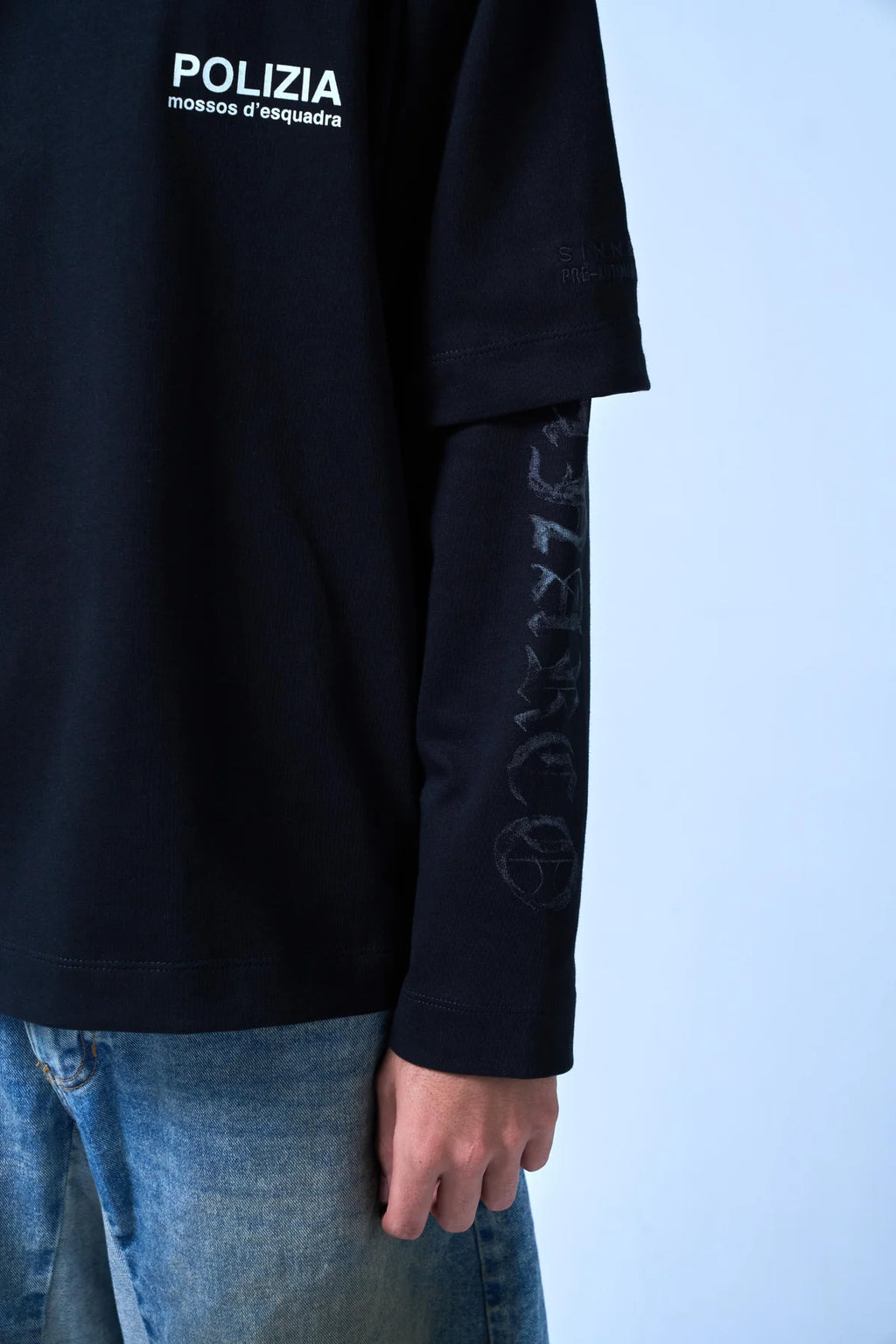 Sinners Polizia Black Double Sleeve