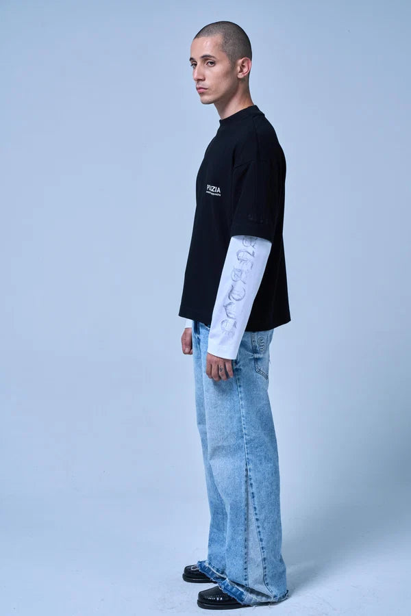Sinners polizia black/white double sleeve