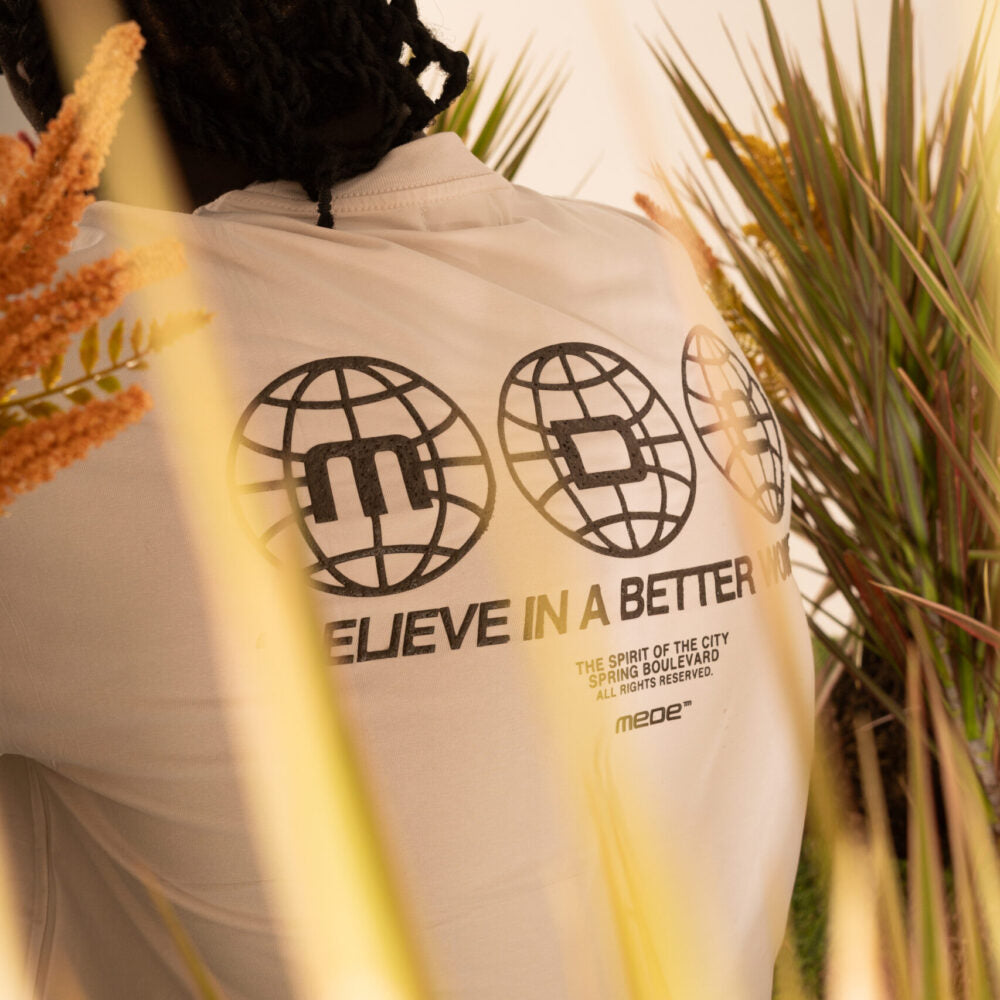 Mede better world basic tee