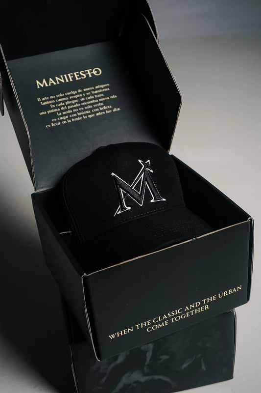 Manifesto gorra peccatori color negro