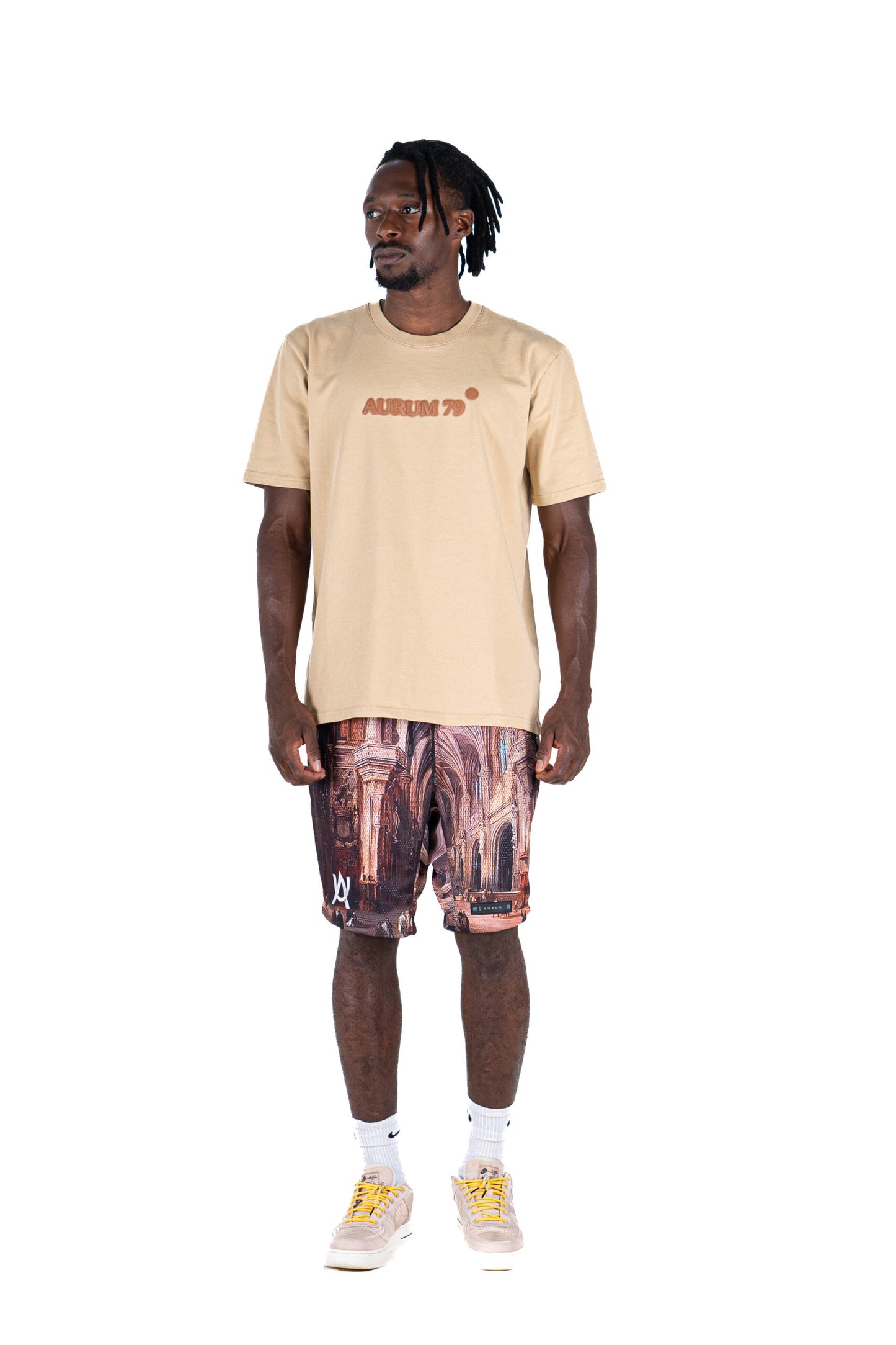 AURUM BASIC SAND TEMPLE T-SHIRT