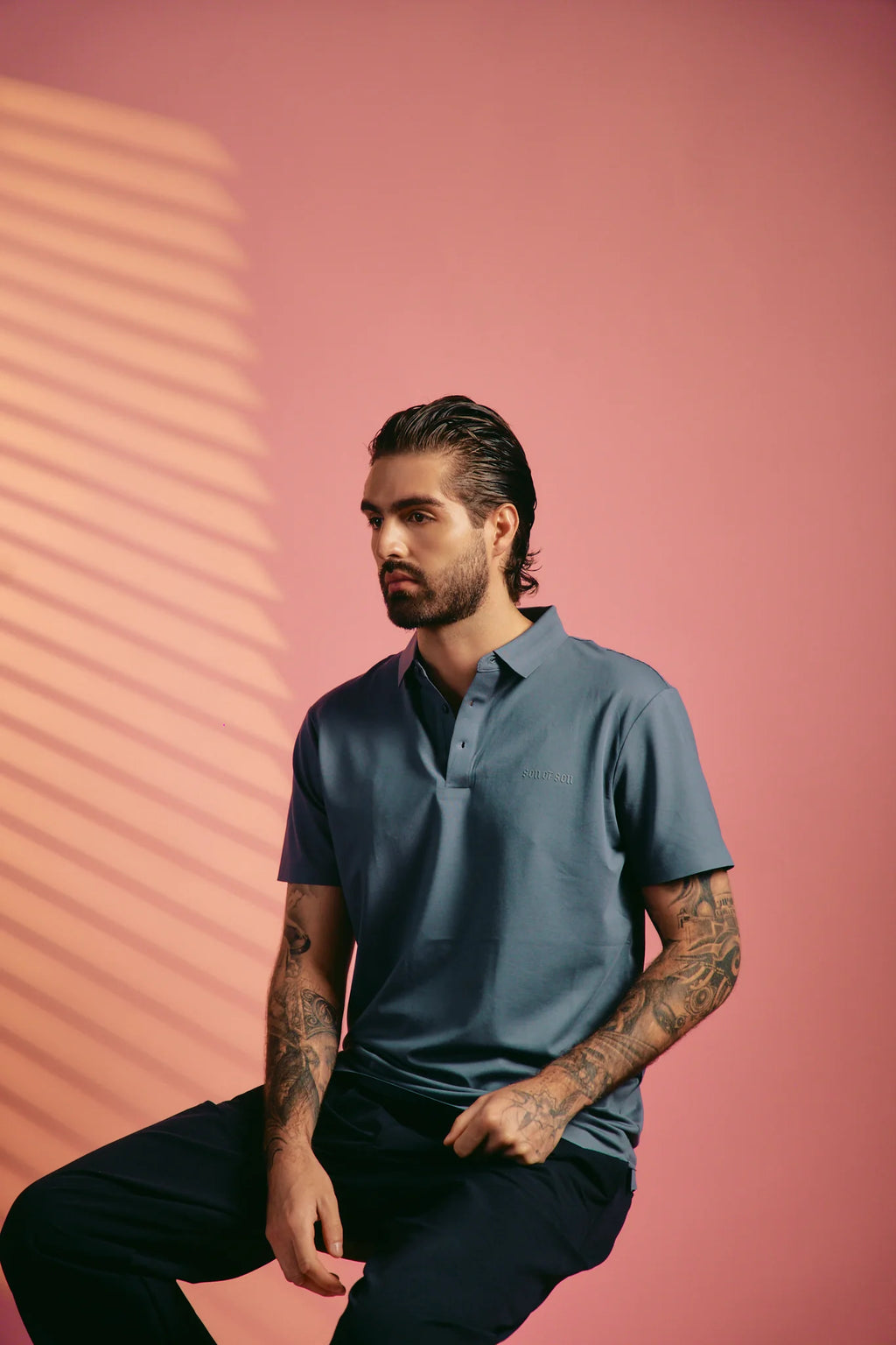 Son of son Country Club Regular Polo — Grey SU-212