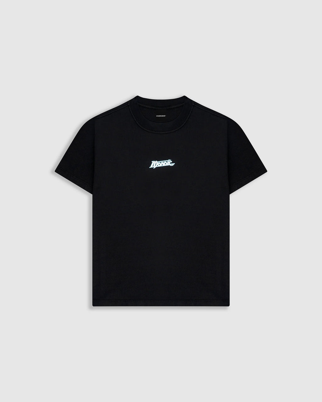 Monoic Camiseta Oversized Records - Negro Oscuro