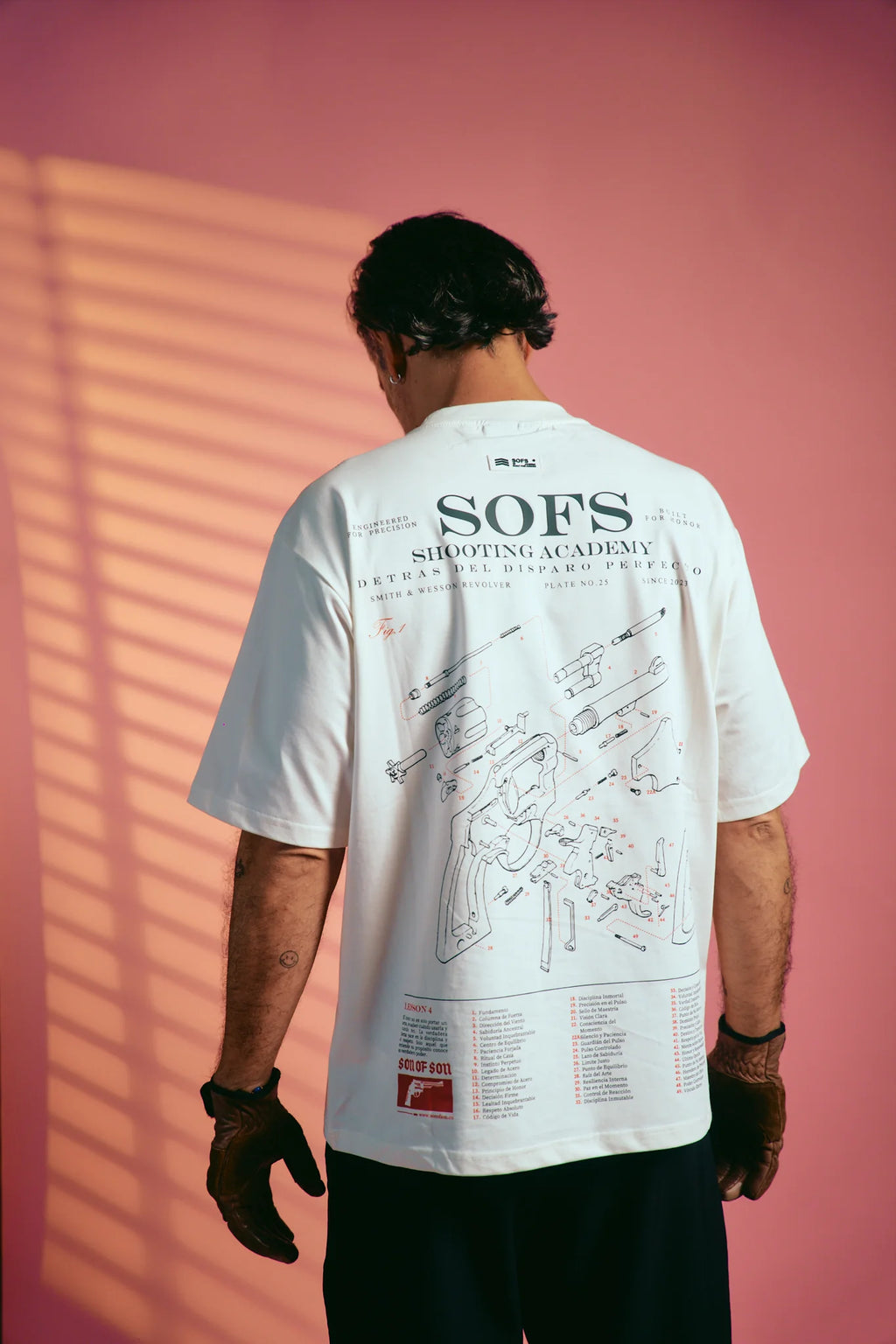 Son of son Field Notes Oversized T-Shirt — White OT-121