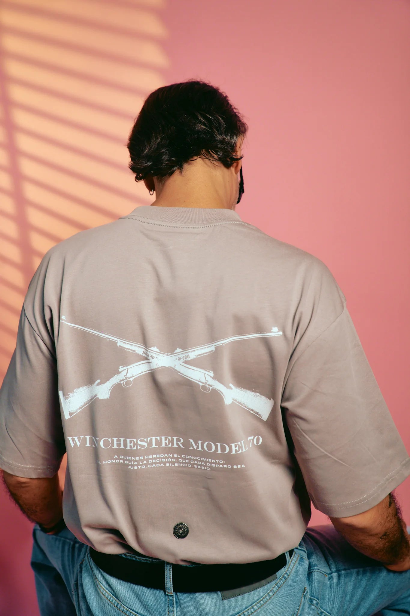 Son of son Model 70 Oversized T-Shirt — Grey OT-124
