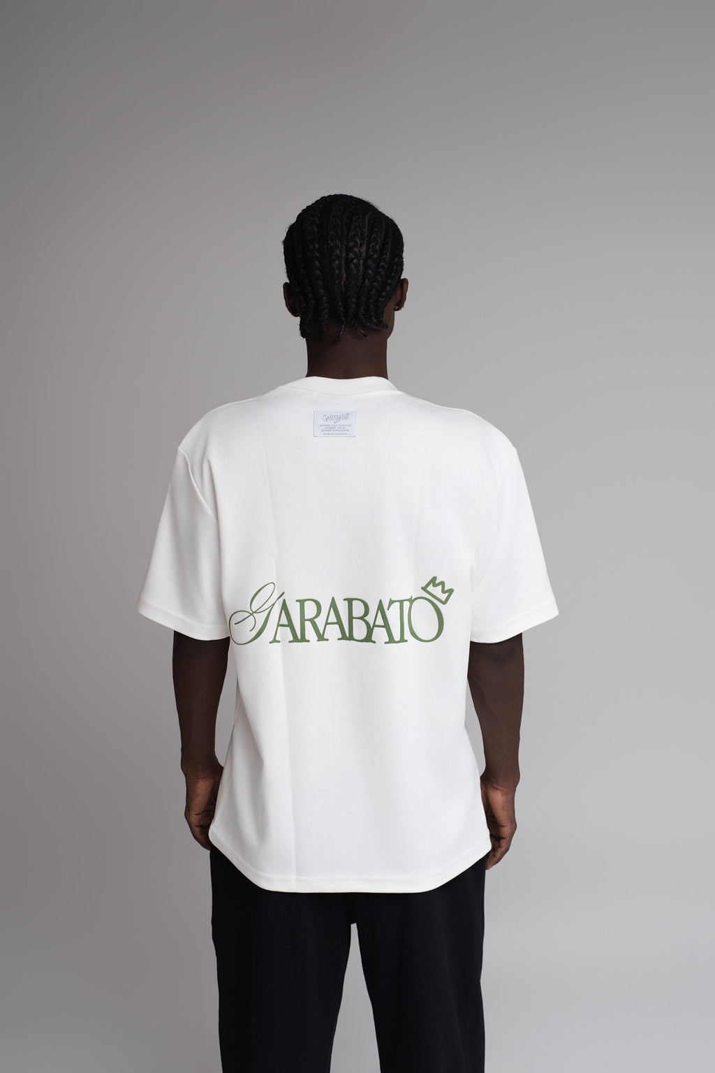 Garabato t-shirt white basic garabato 001