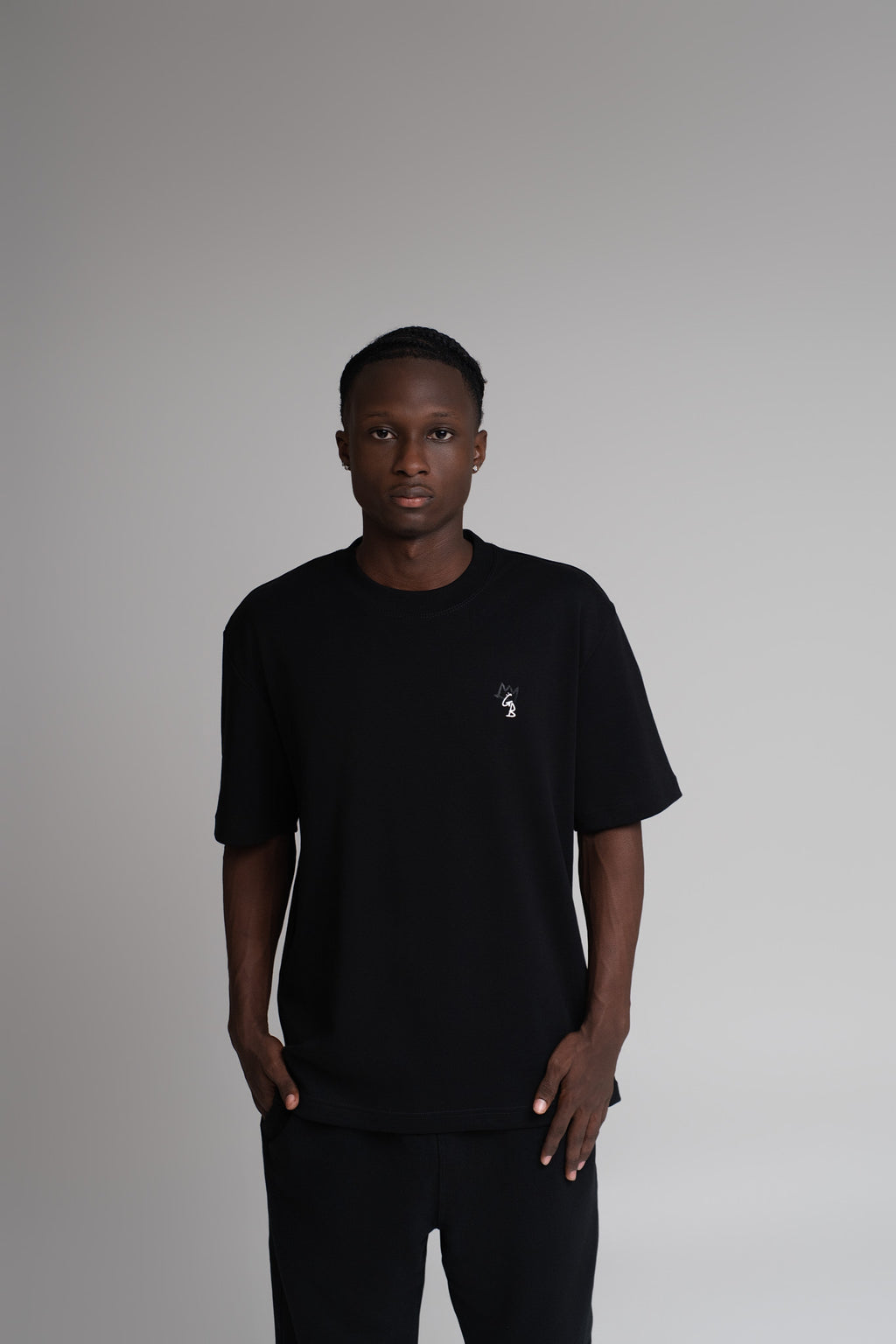 Garabato t-shirt black basic garabato estudio