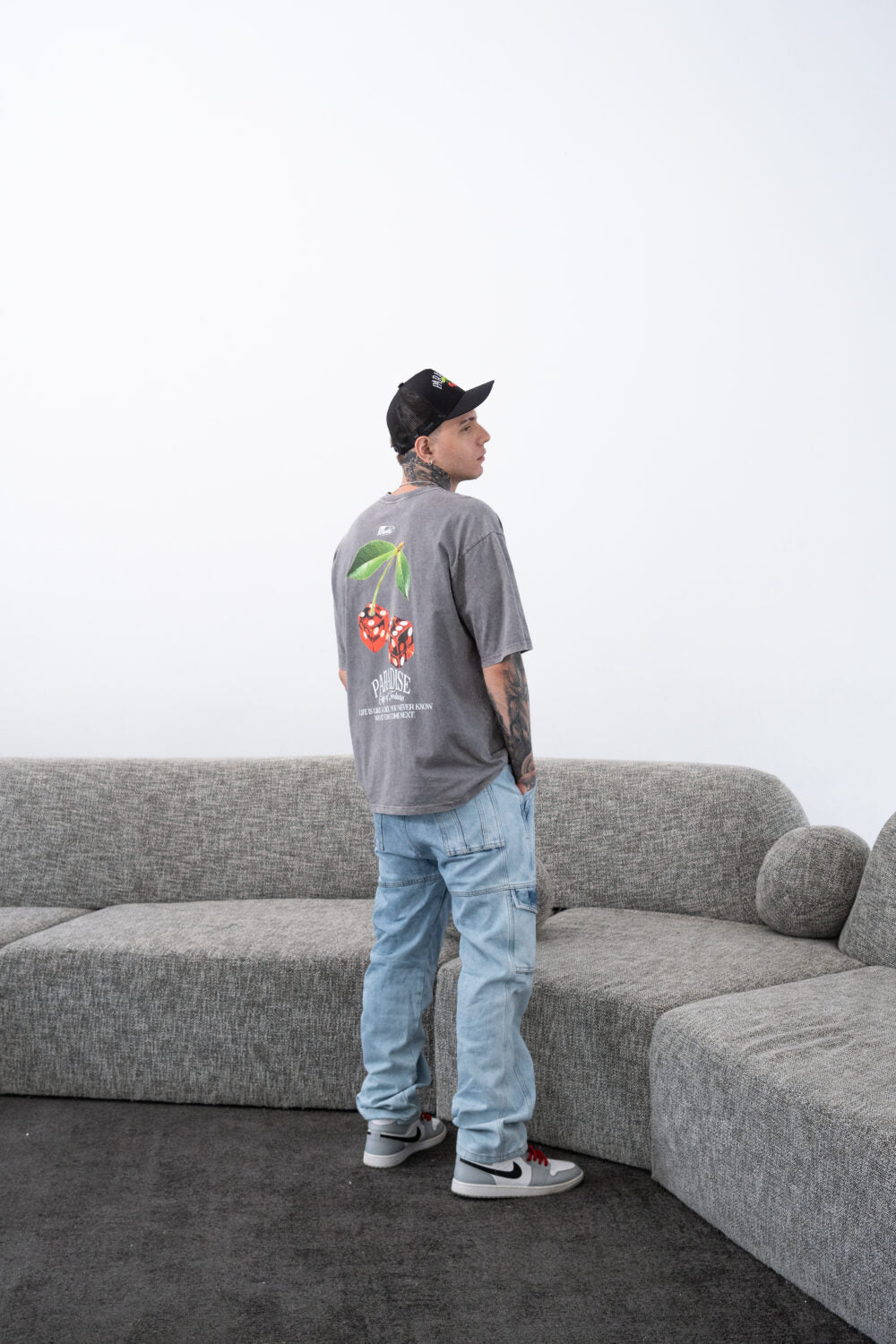 Mede cargo pant blue ice
