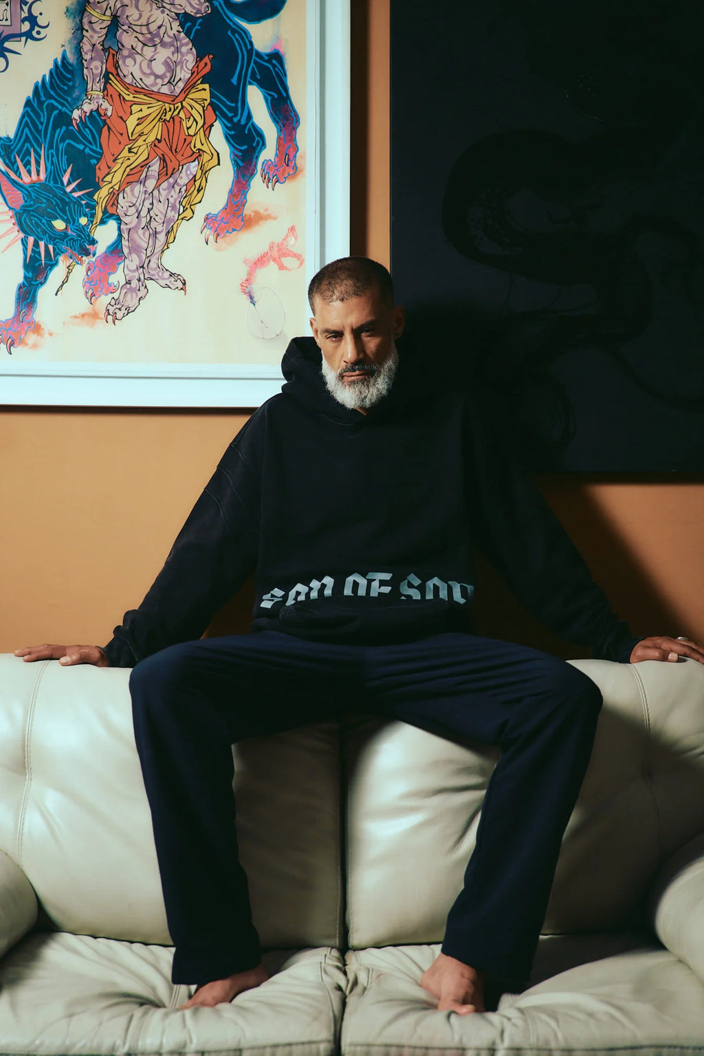 Son of son acid wash hoodie HD-015